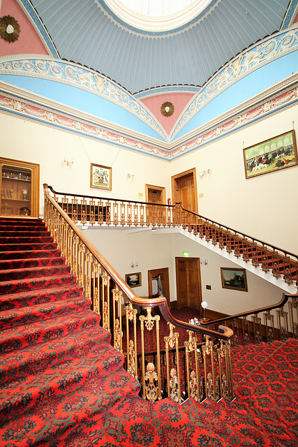 Staircase Hall, Haigh Hall, Wigan, Greater Manchester