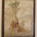Wall Painting with Hercules Grabbing the Centaur Nessus in the Naples Archaeological Museum, July 2012