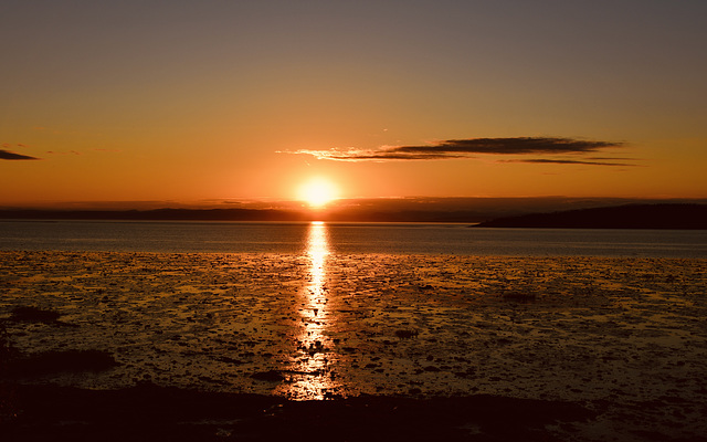 Coucher de soleil à Kamouraska