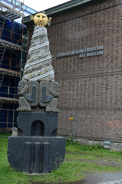 Norway, At the Entrance to the Trondheim Art Museum