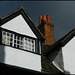 sunlight on an attic window