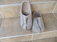 men's felted slippers