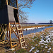 Lewitz im Winter, am Brenzer Kanal