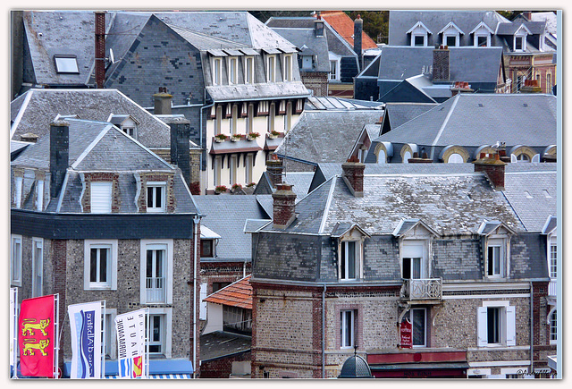 Toits d'Etretat
