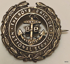 National Service Badge Boys Brigade during WWI