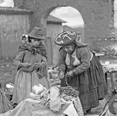 In the Chinchero Market  in 1982