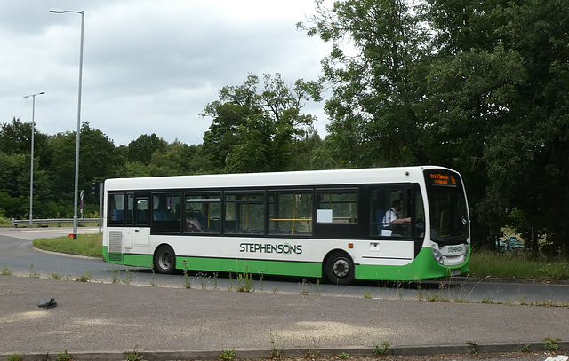 Stephensons of Essex 461 (EU60 CBF) at Fiveways, Barton Mills - 3 Jul 202 (P1070077)