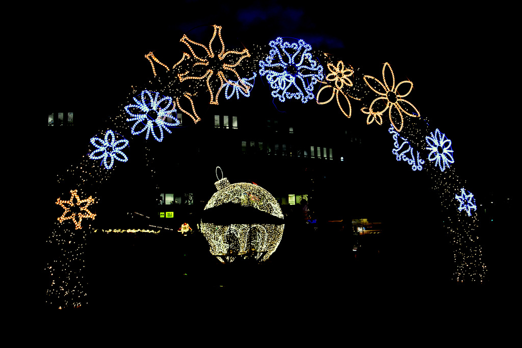 Weihnachtsbeleuchtung in Ludwigshafen