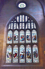 Stained Glass St Nicholas Cathedral.Newcastle