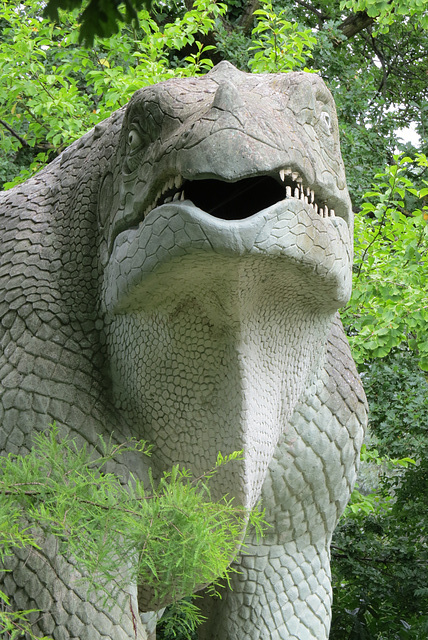 crystal palace dinosaurs, london