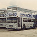 310/01 Premier Travel Services double deckers at Premier Park - 29 June 1985