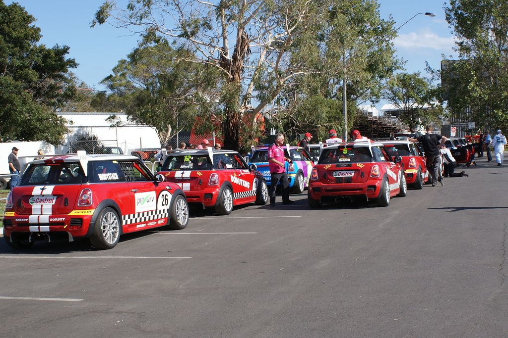 Racing Cars At Albert Park