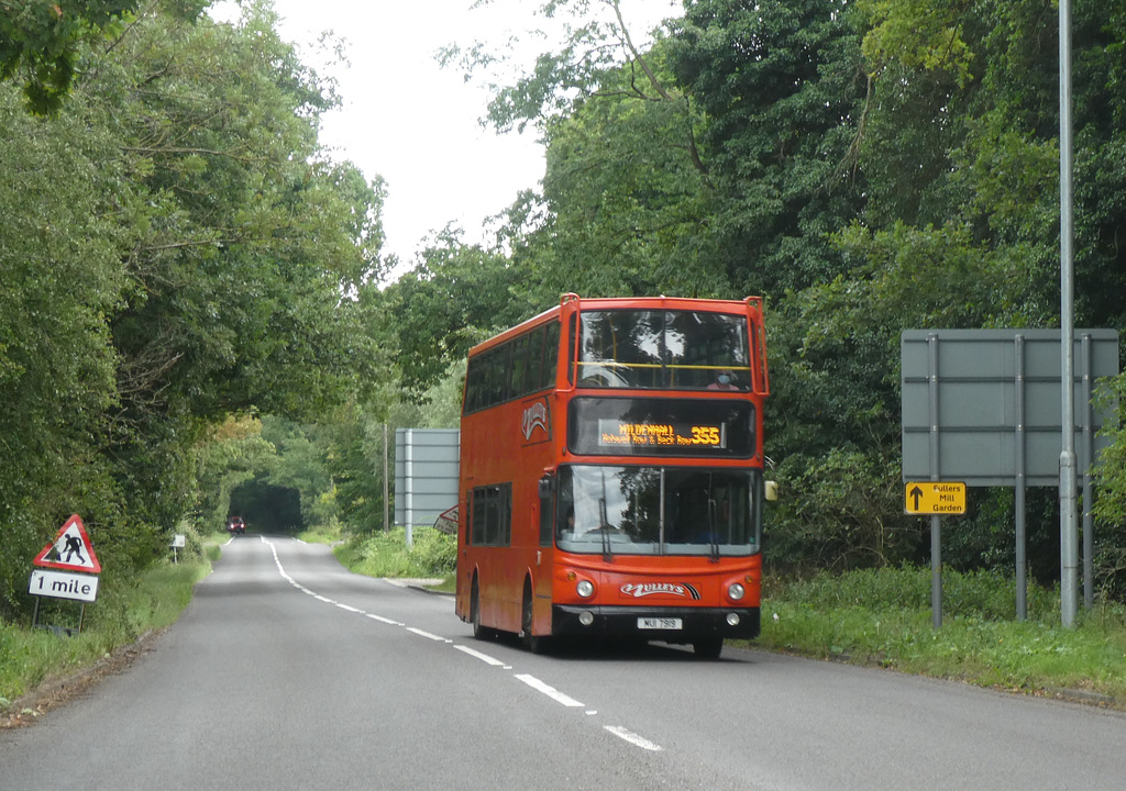 Mulleys MUI 7919 (00D 40014, X179 CHJ) near Fiveways, Barton Mills - 3 Jul 2020 (P1070072)