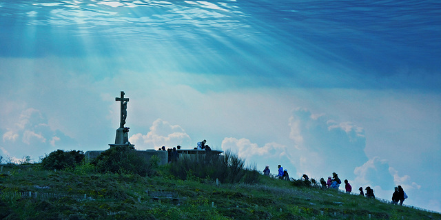 mieux vaut aller vers le ciel que de regarder en bas,