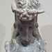 Detail of a Monopodium in the Shape of a Goat in the Boston Museum of Fine Arts, January 2018