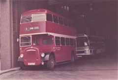 Northampton Transport 267 (JVV 267G) in Northampton – 11 Feb 1984 (840-13)