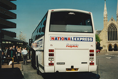 Yorkshire Traction 75 (J964 YWJ) at Peterborough – 30 Apr 1994 (221-21)
