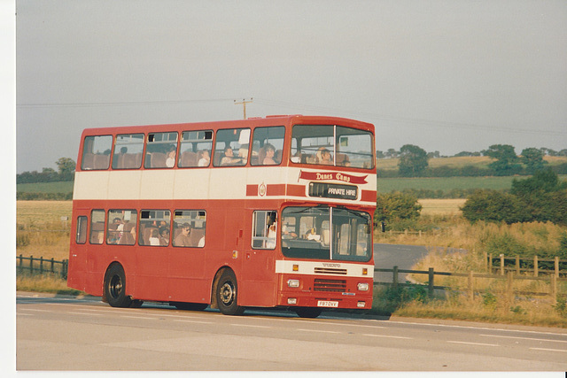 Northampton Transport 87 (F87 DVV) near Barton Mills – 1 Sep 1991 (148-3)