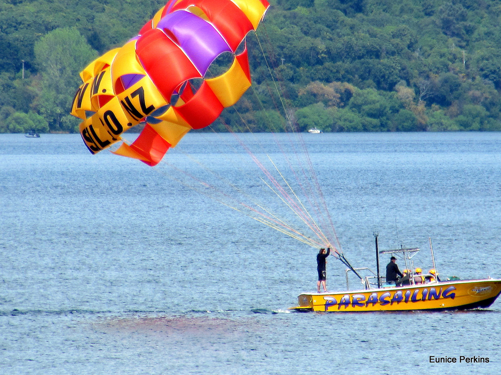 In Lake Taupo.