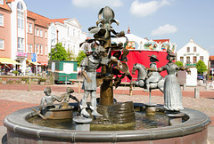 Sagenbrunnen in Jever