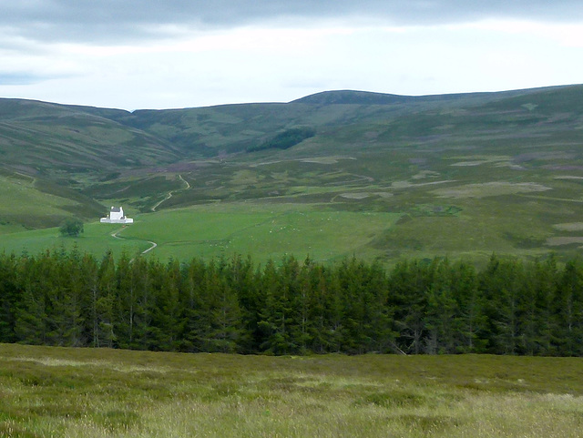 Bald blüht die Heide hinter dem Corgarff Castle