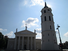 Vilnius Cathedral and belfry.