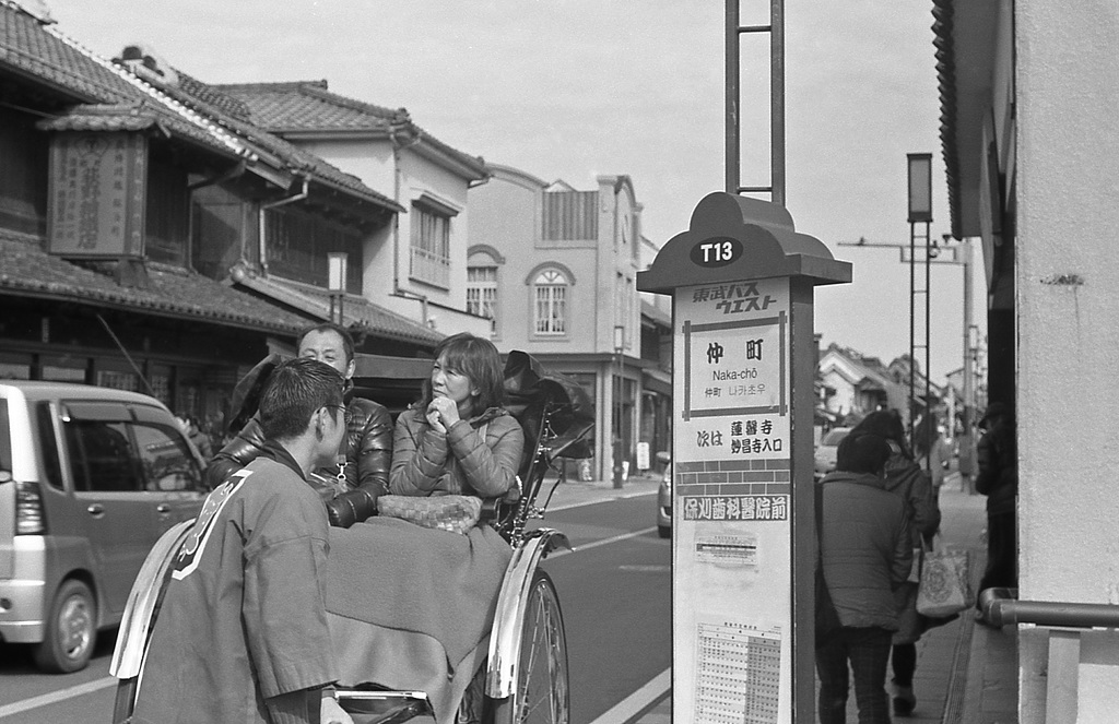 Sightseeing on the rickshaw