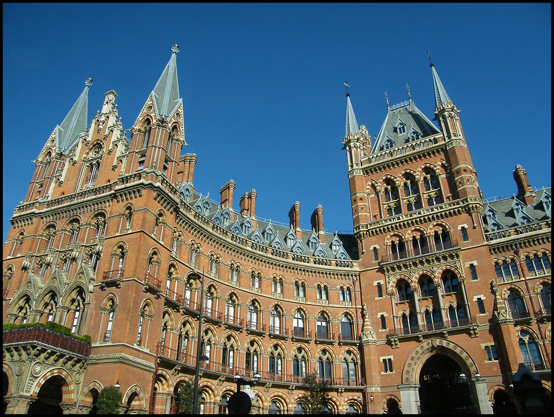 dancing spires of St Pancras