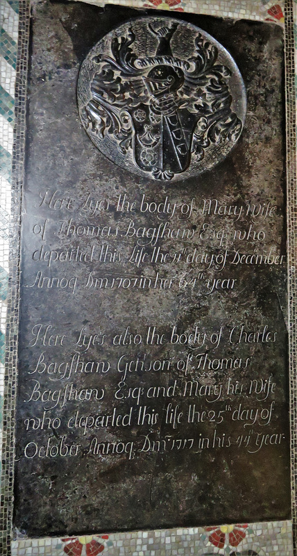 bakewell  church, derbs (15)ledger tomb of mary bagshaw, +1707