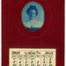Cyanotype Woman with May 1908 Calendar