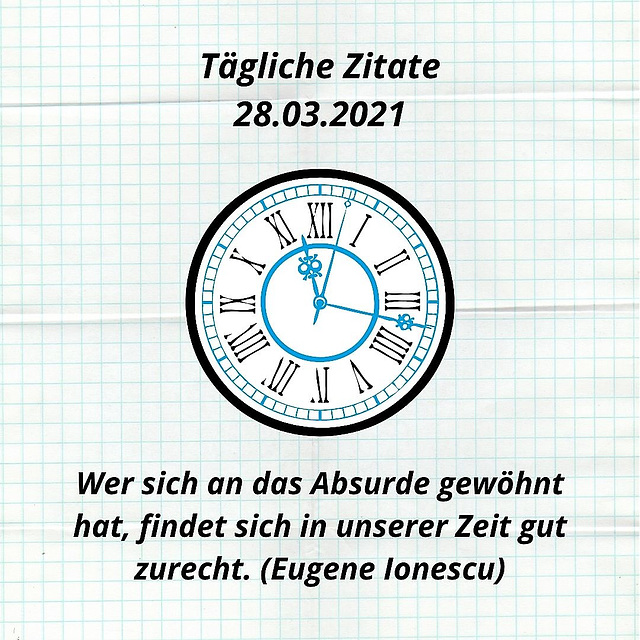 Tägliche Zitate 28.03.2021