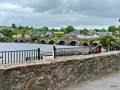 The old bridge at Lillaloe, joining Co. Tipperary, and County Clare, across the Shannon