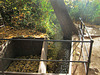 Medieval artificial canal leading water to an aqueduct.