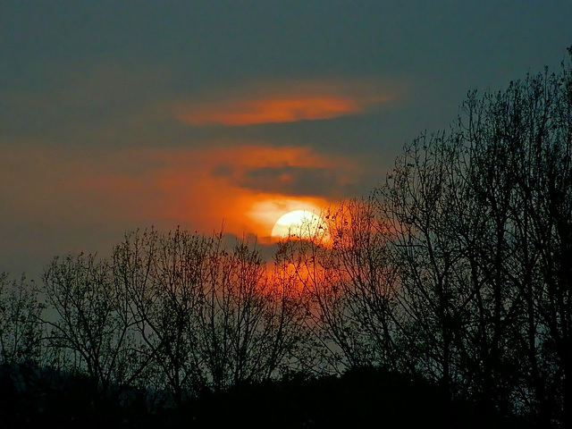 Atardecer en el pueblo.!!!