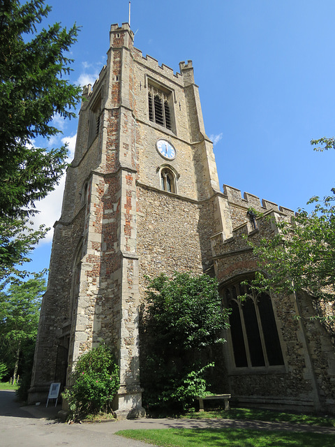 great dunmow church, essex, c15 tower