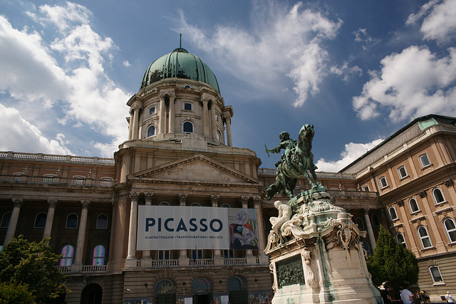 Prince Eugene Of Savoy Statue At Buda Castle