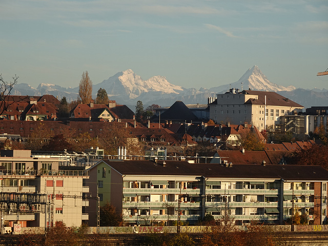 Bern kurz vor Sonnenuntergang