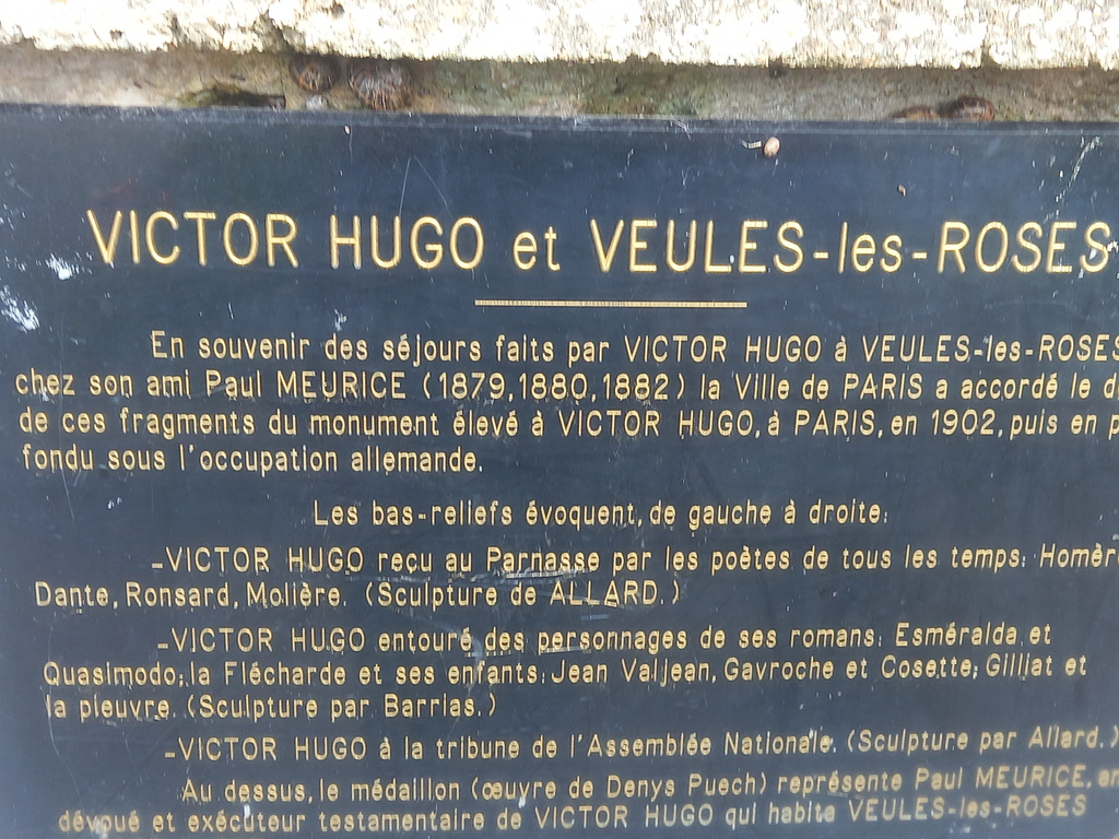 Monument à Victor Hugo à Veules les roses (76)