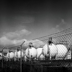 Zaun vor der Raffinerie Lingen - HFF