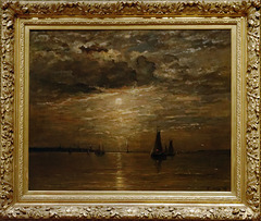 "Lune dans le ciel du soir" - Hendrick Willem Mesdag (1899)