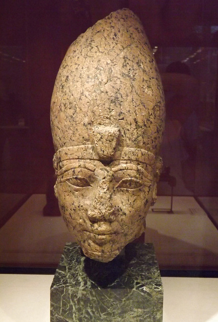 Head of Hatshepsut or Thutmosis III in the Louvre, June 2013