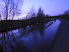 Reflective  blue hour