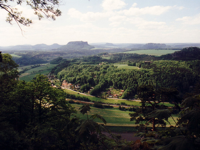 Bastei-Blick Richtung Lilienstein