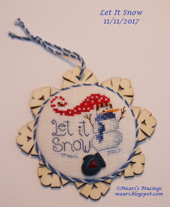 Let It Snow Ornament 11/11/2017