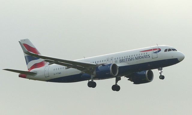 G-TTNC approaching Heathrow - 8 February 2020