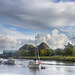Dumbarton Rock and the River Leven from Dumbarton Quay