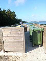 Dustbins reclusion, Obidos Lagoon