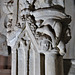 dorchester abbey church, oxon detail of mid c14 sedilia c.1340(84)