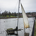 Sunken Yacht with Sail