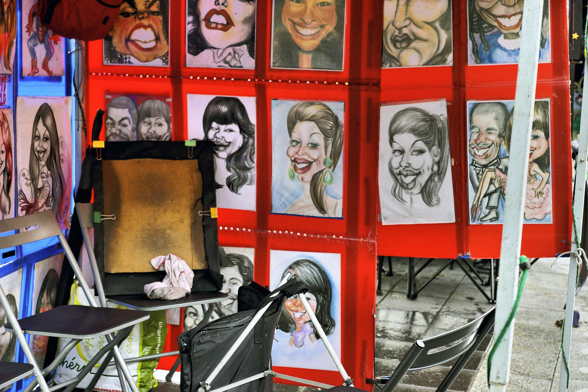 The Caricaturist is Out – Place Jacques-Cartier, Montréal, Québec
